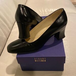 Stuart Weitzman Matrix Block Heel Dress Shoes, Size 6.5 M